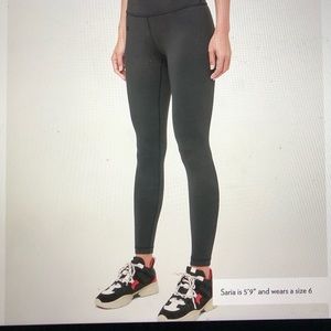 Lululemon wonder under high waisted legging